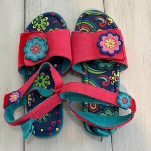 Chooze Happy Girl's Sandals, size 13, multicolor, sturdy. Good condition!